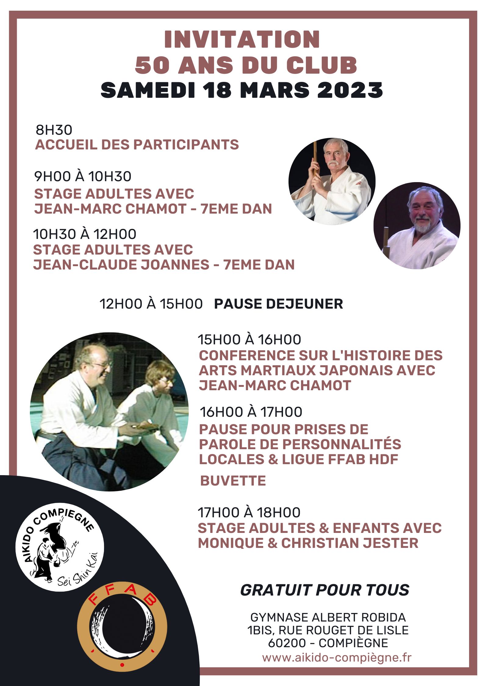50 ans du club Aïkido Compiègne