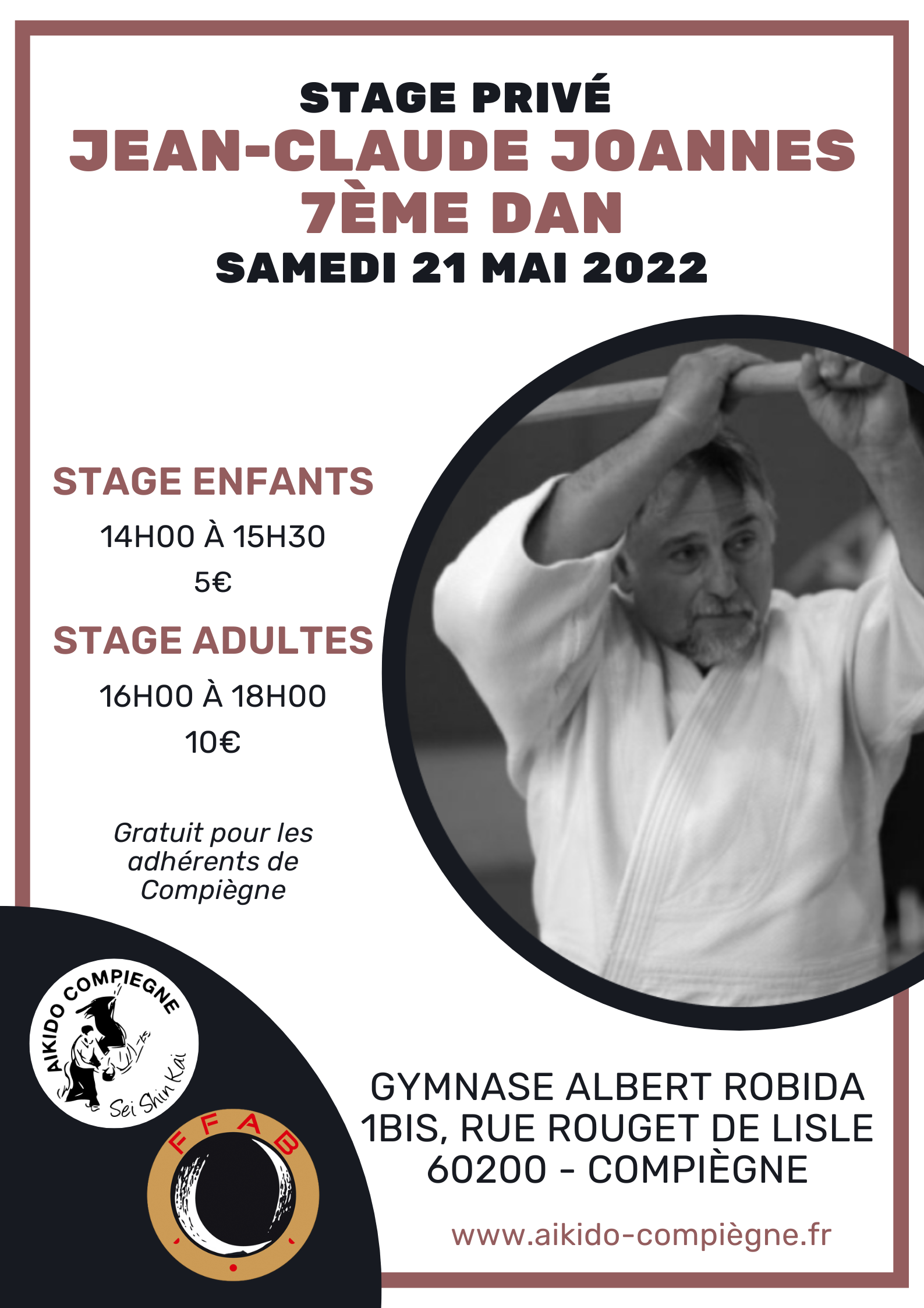 Stage Jean-Claude Joannes - Aïkido Compiègne